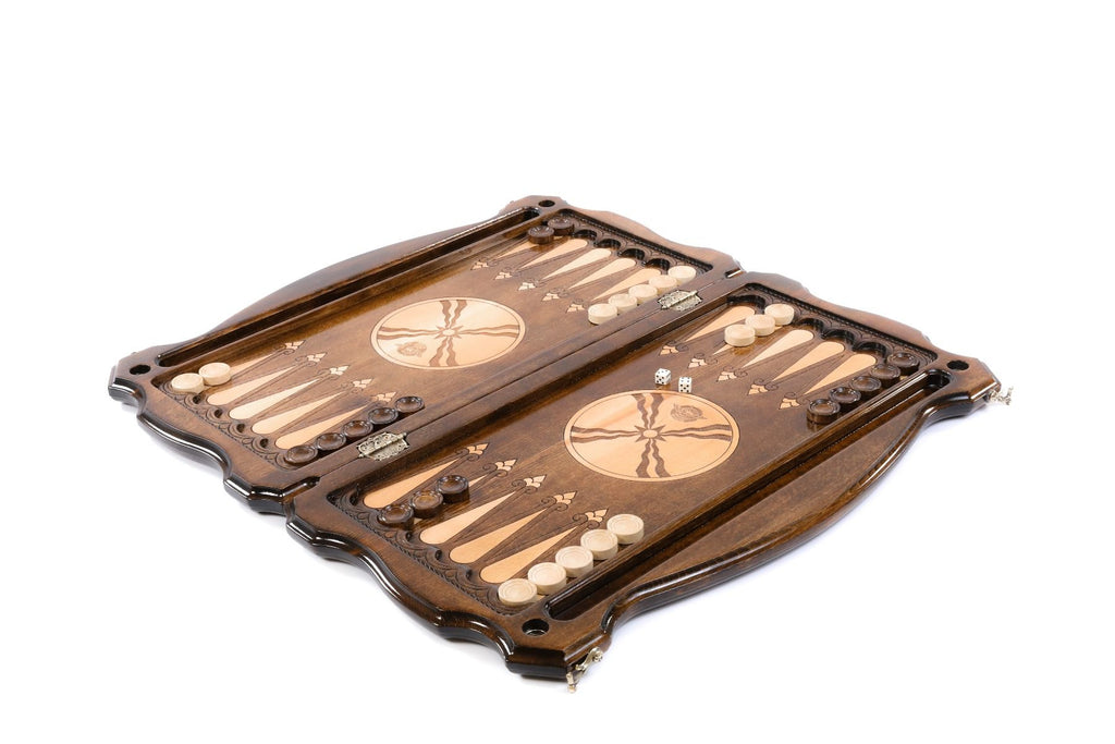 Backgammon Board - Assyrian Coat of Arms - Unumperfectus