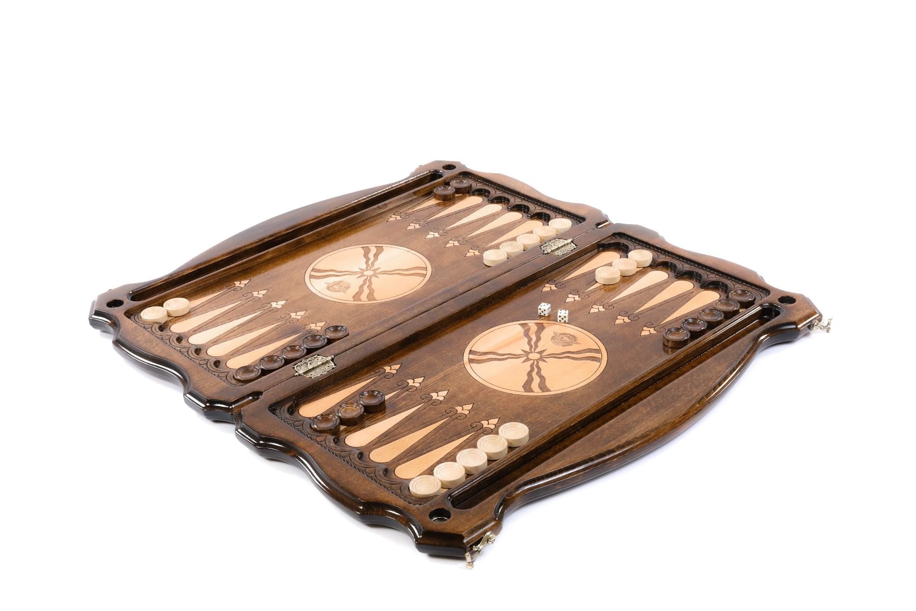 Backgammon Board - Assyrian Coat of Arms - Unumperfectus