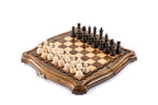 Luxury Armenian wooden chess set handcrafted classic design