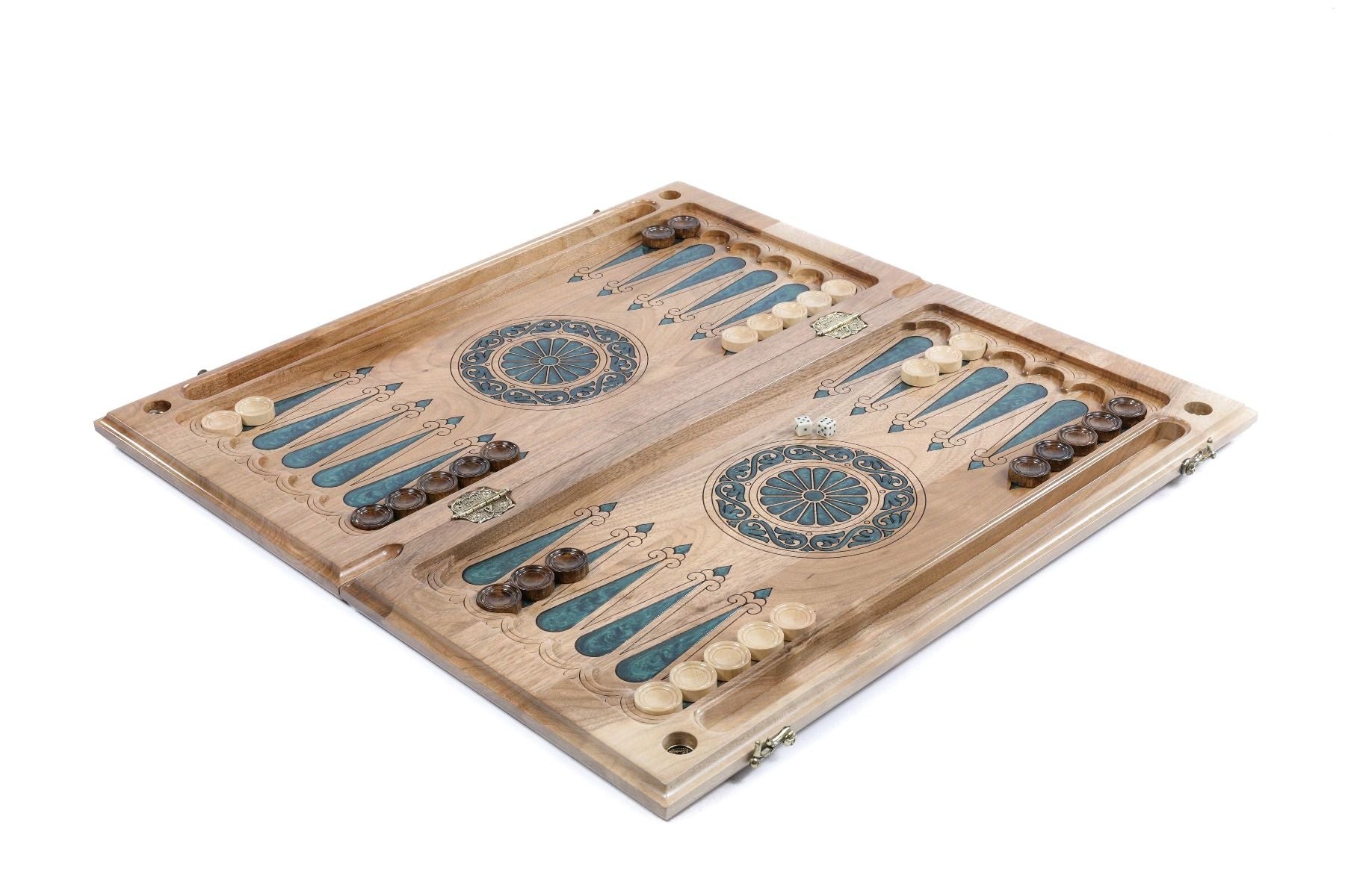 Epoxy Backgammon Set - Tree - Unumperfectus