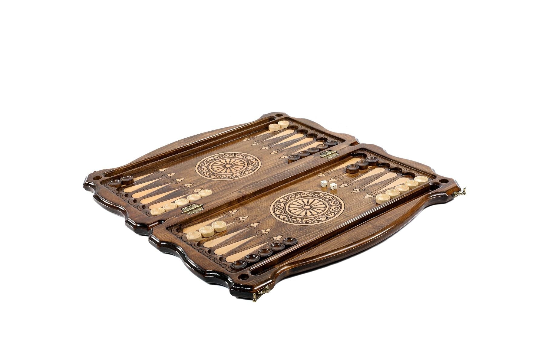 Ornamental Backgammon - Backgammon Set with Ornaments Luxury - Unumperfectus