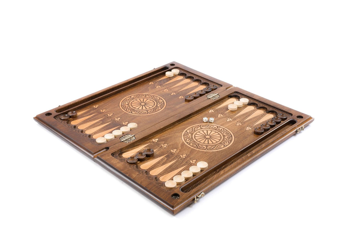 Chess-backgammon classic Eternity with patterns