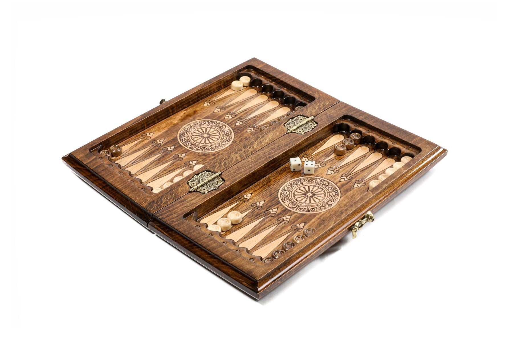 Classic Wooden Chess & Backgammon Board - Unumperfectus