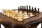 Top-down view of the contour-outline chessboard, 60 cm