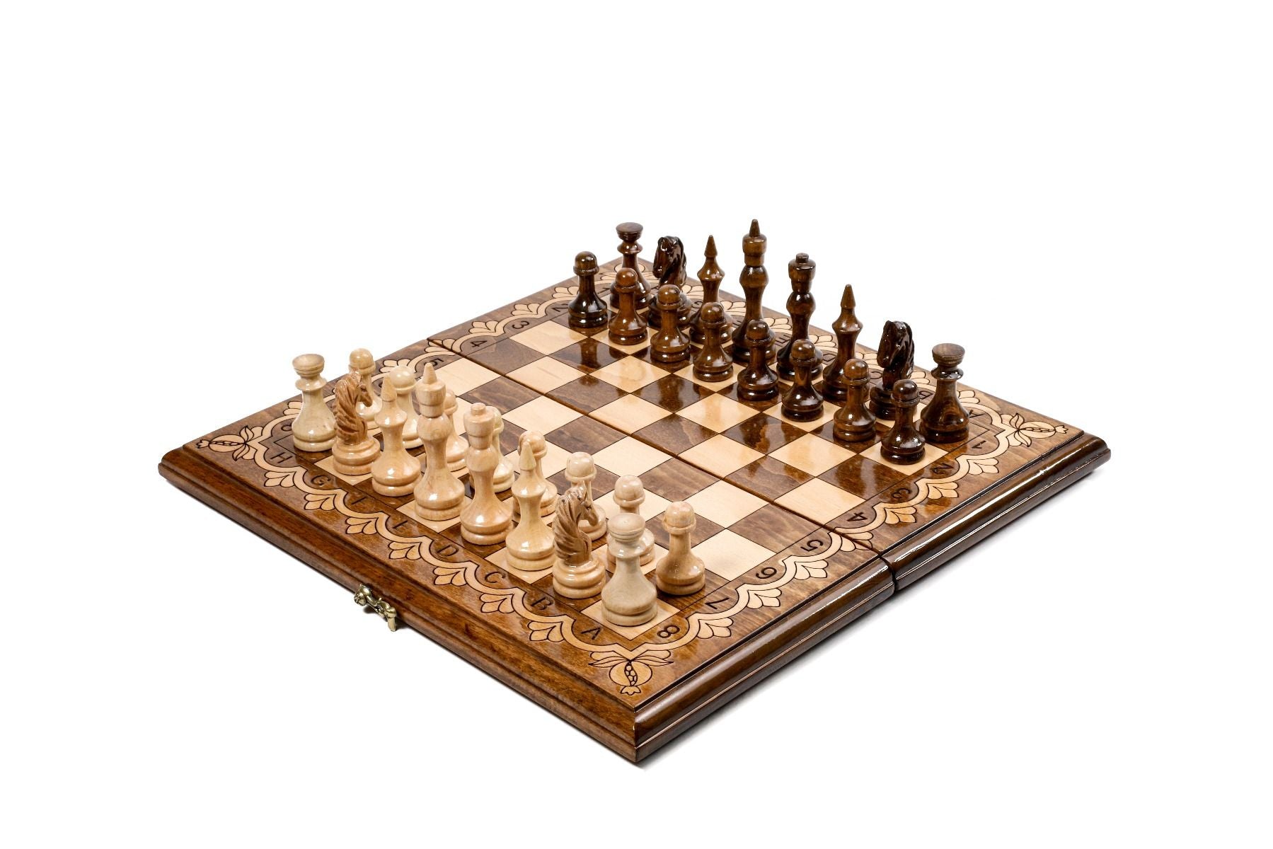 Luxury Armenian classic wooden chess set handcrafted design