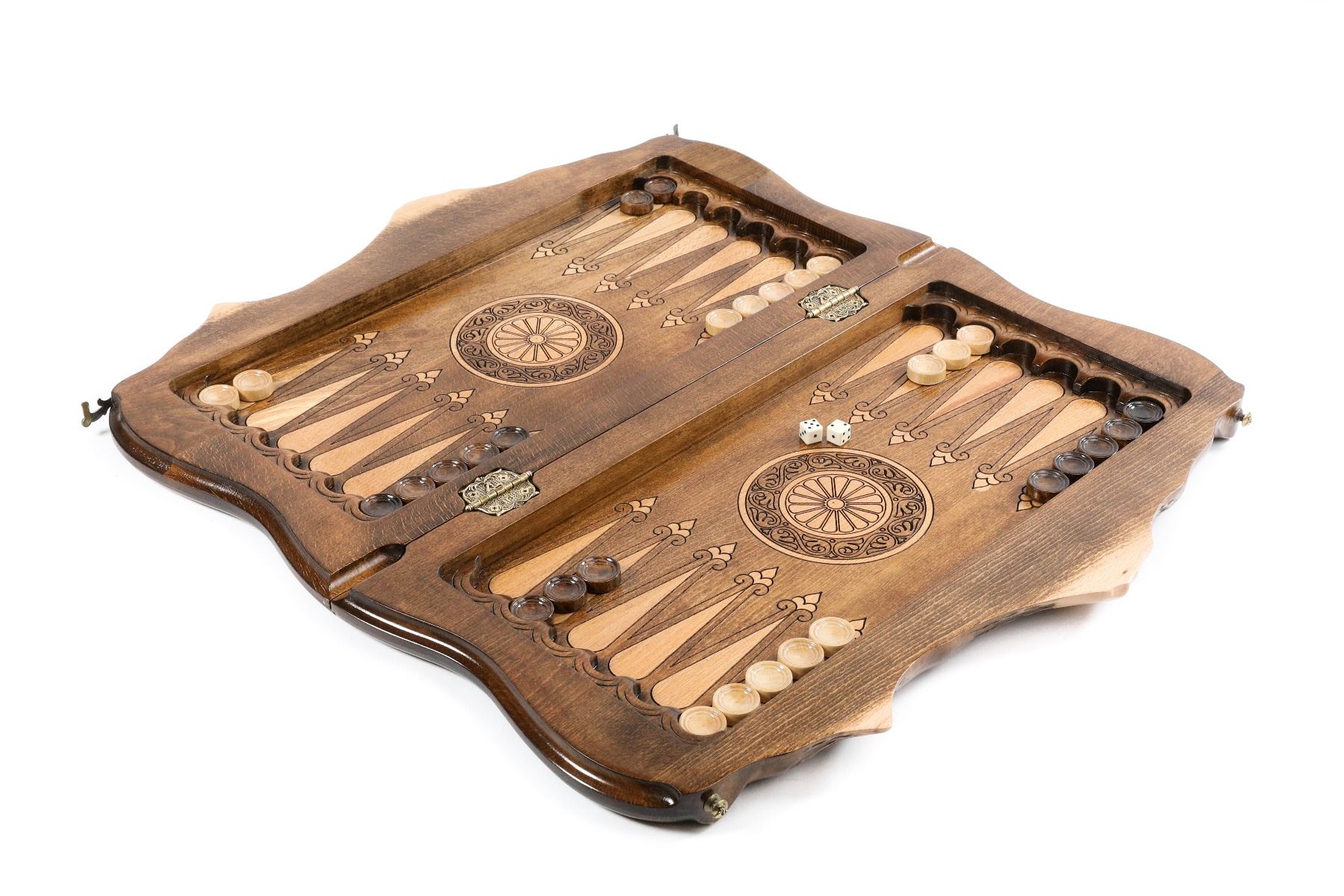 Mount Ararat Wooden Chess & Backgammon Board - Unumperfectus