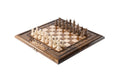 Luxury Armenian wooden chess set with Mount Ararat inspired design