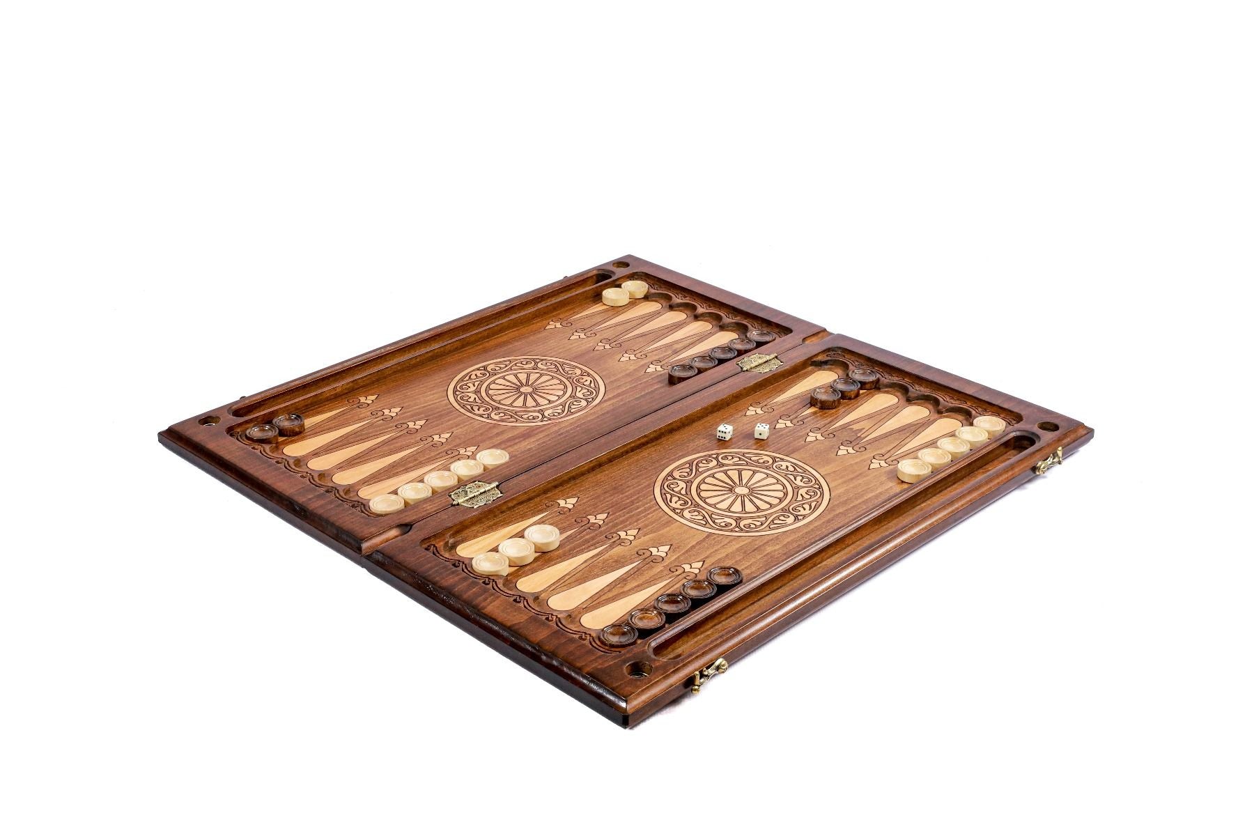 Classic Backgammon – Luxury Wooden Board Game - Unumperfectus
