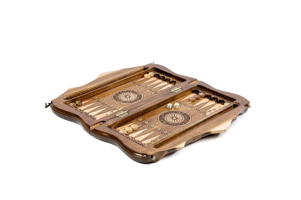 Mount Ararat Wooden Chess & Backgammon Board - Unumperfectus