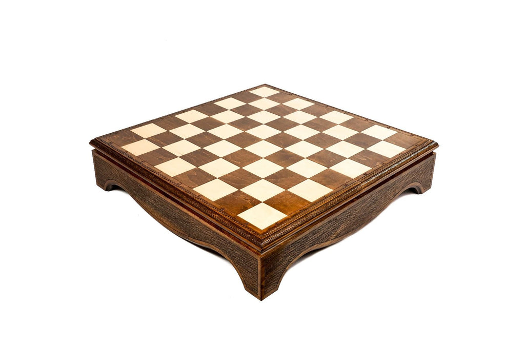 Luxury Armenian box style wooden chess set handcrafted design