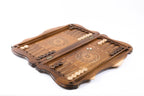 Backgammon Deer with Mount Ararat outline