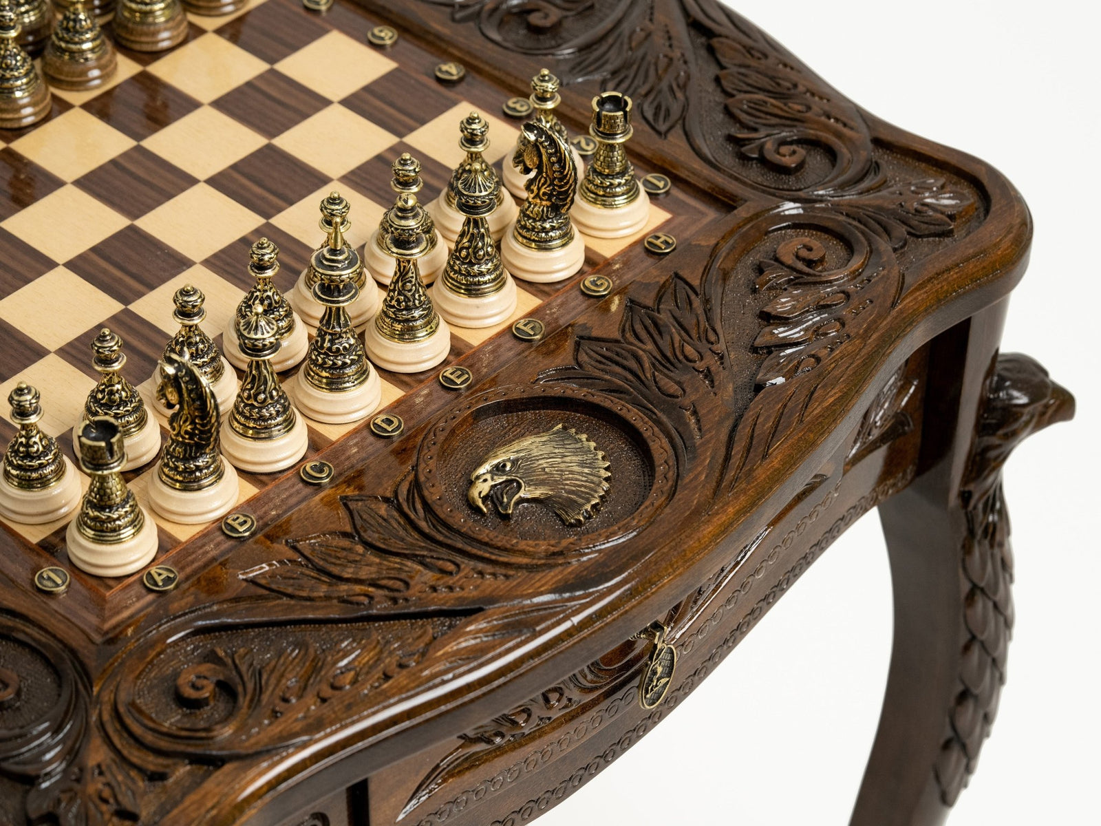 Luxury Chess Table – Majestic Eagle - Unumperfectus