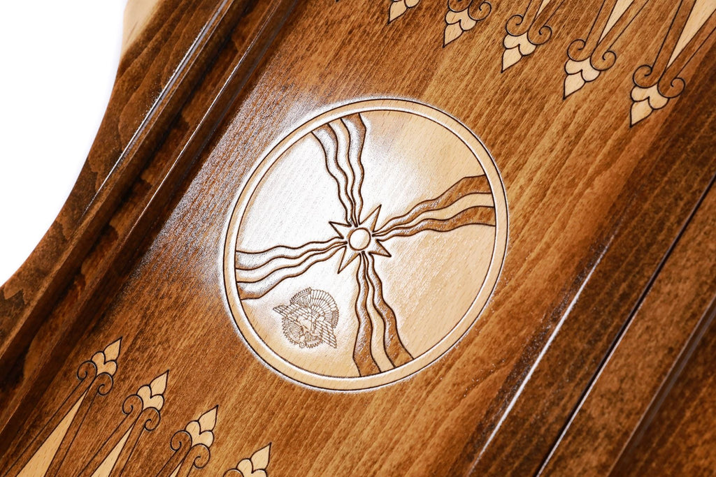 Backgammon Board - Assyrian Coat of Arms - Unumperfectus