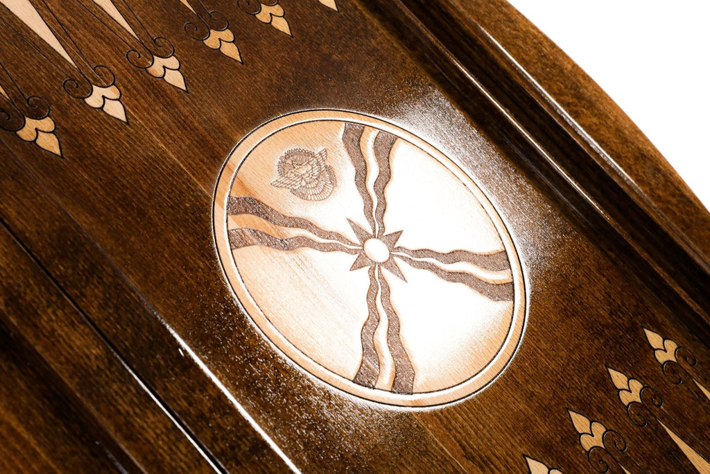 Backgammon Board - Assyrian Coat of Arms - Unumperfectus
