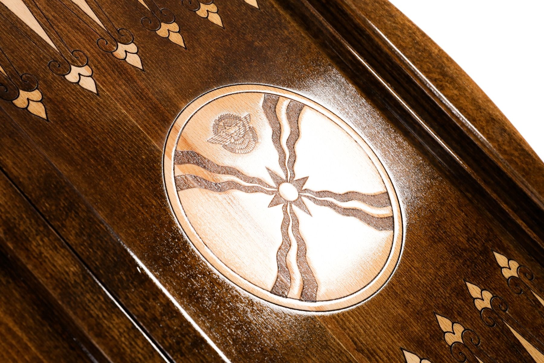 Backgammon Board - Assyrian Coat of Arms - Unumperfectus