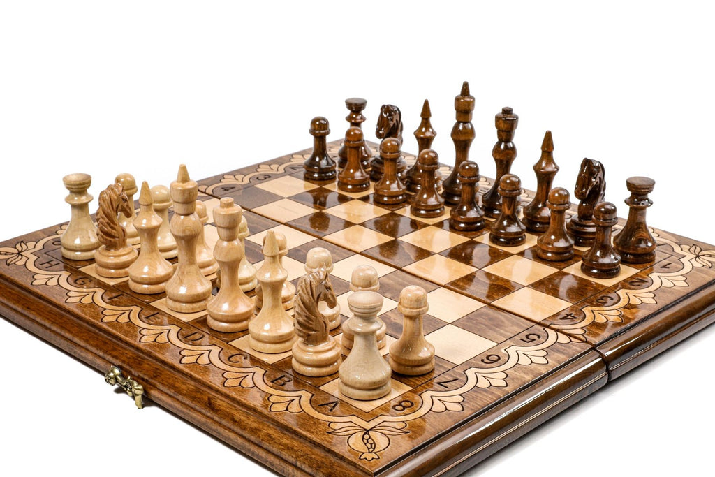 Handcrafted Armenian chess board elegant timeless style