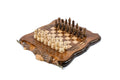 Luxury Armenian Chess Set with Mount Ararat outline wooden chess board