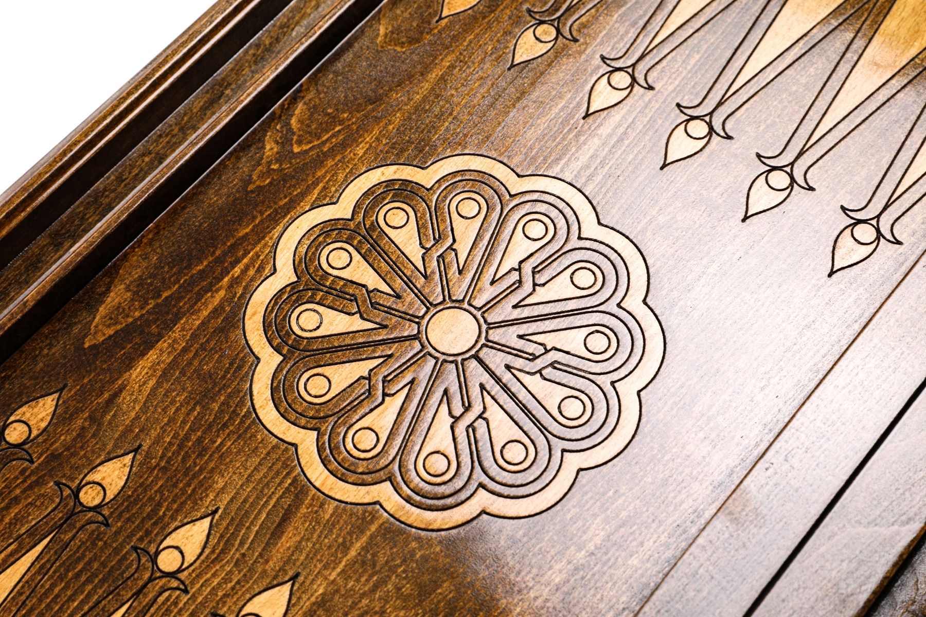 Armenian Wooden Backgammon Board Church of St. Hripsime 23.6" | 60 cm