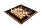 Luxury Armenian eternity wooden chess set handcrafted design