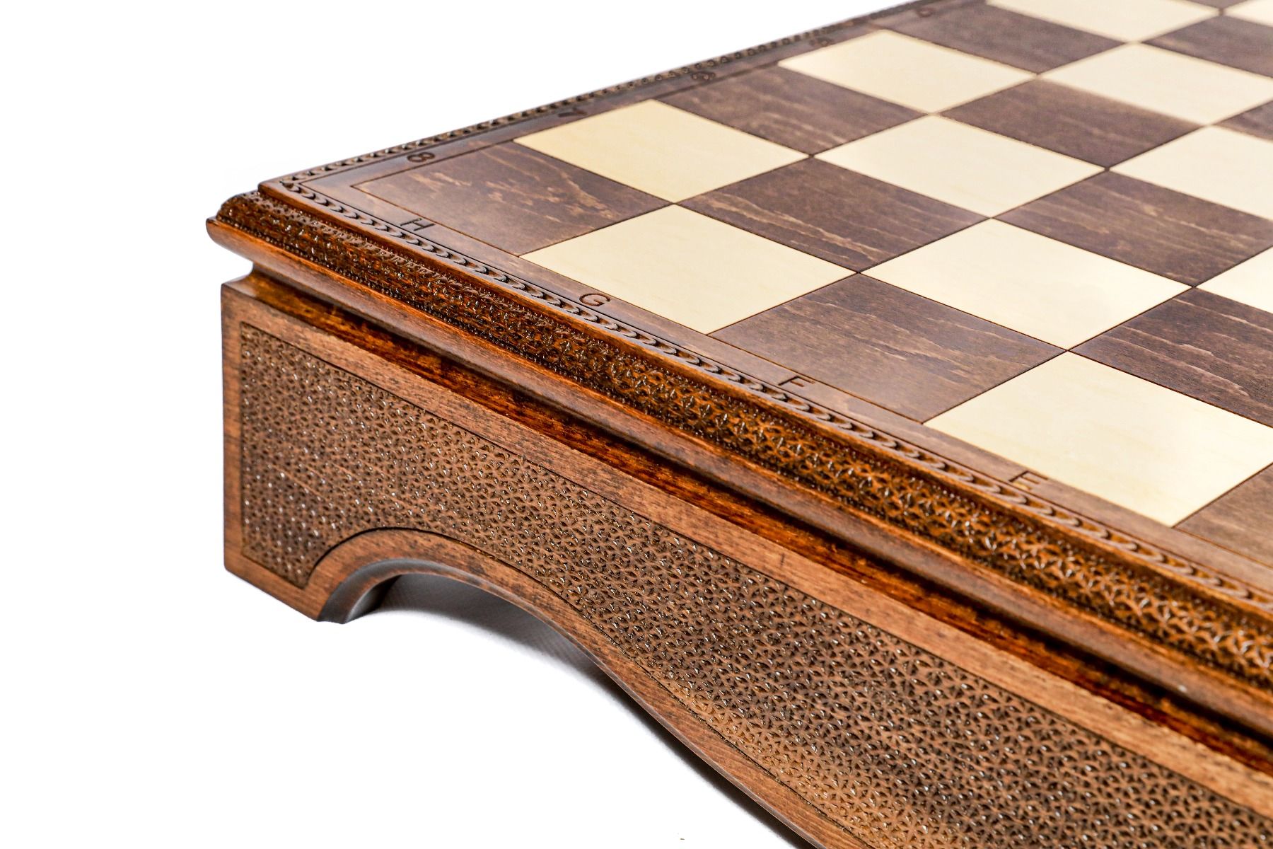 Classic Carved Chess Set Box Style 70 cm / 27.5" - Unumperfectus