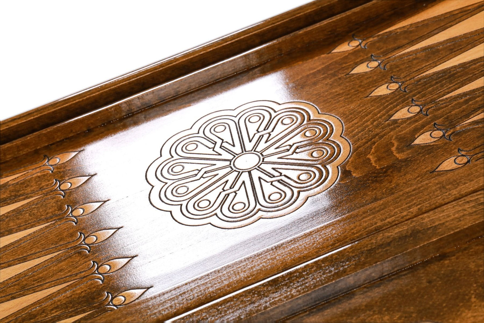 Armenian Wooden Classic Backgammon Board Ararat 23.6" | 60 cm - Unumperfectus