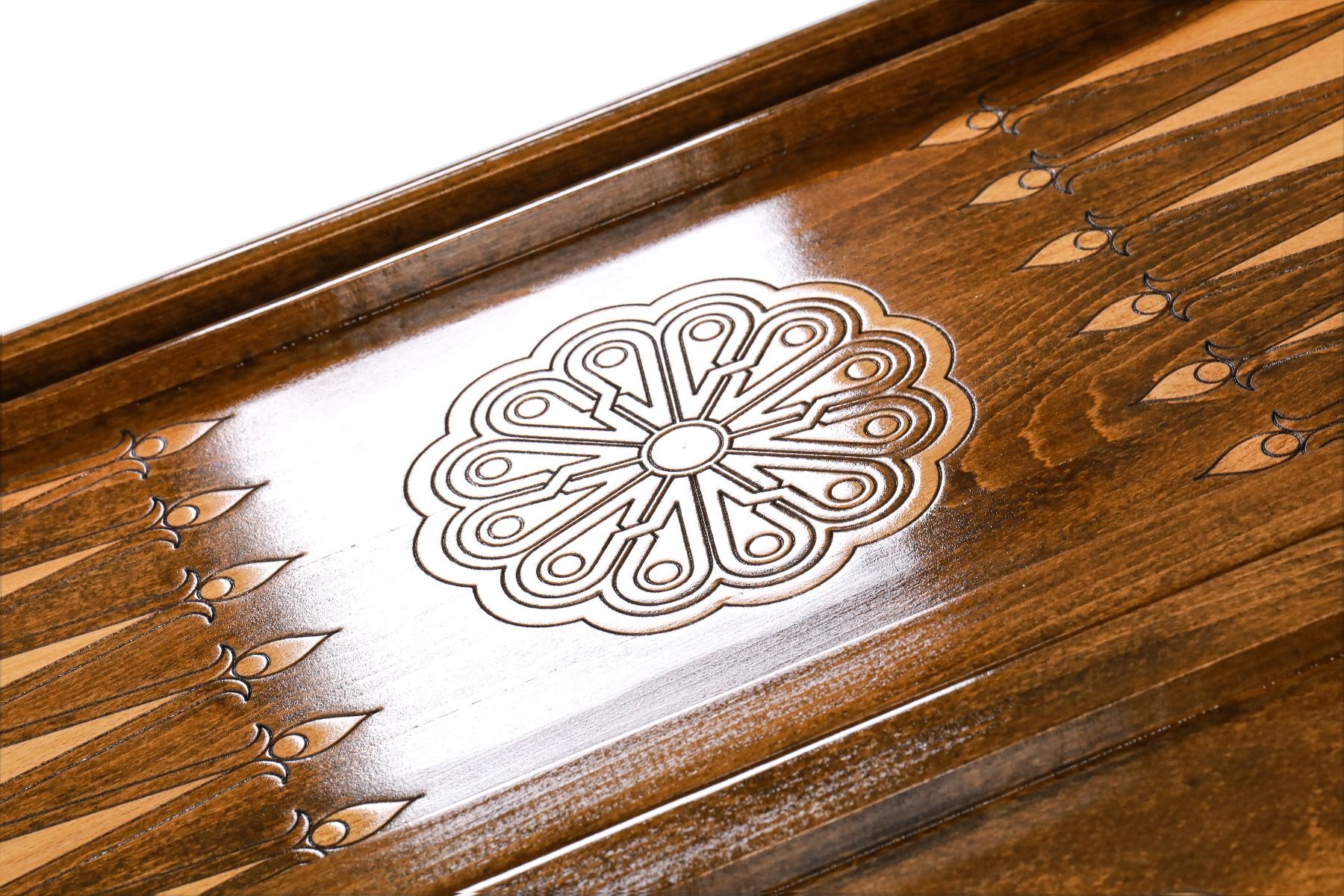 Armenian Wooden Classic Backgammon Board Ararat 23.6" | 60 cm - Unumperfectus
