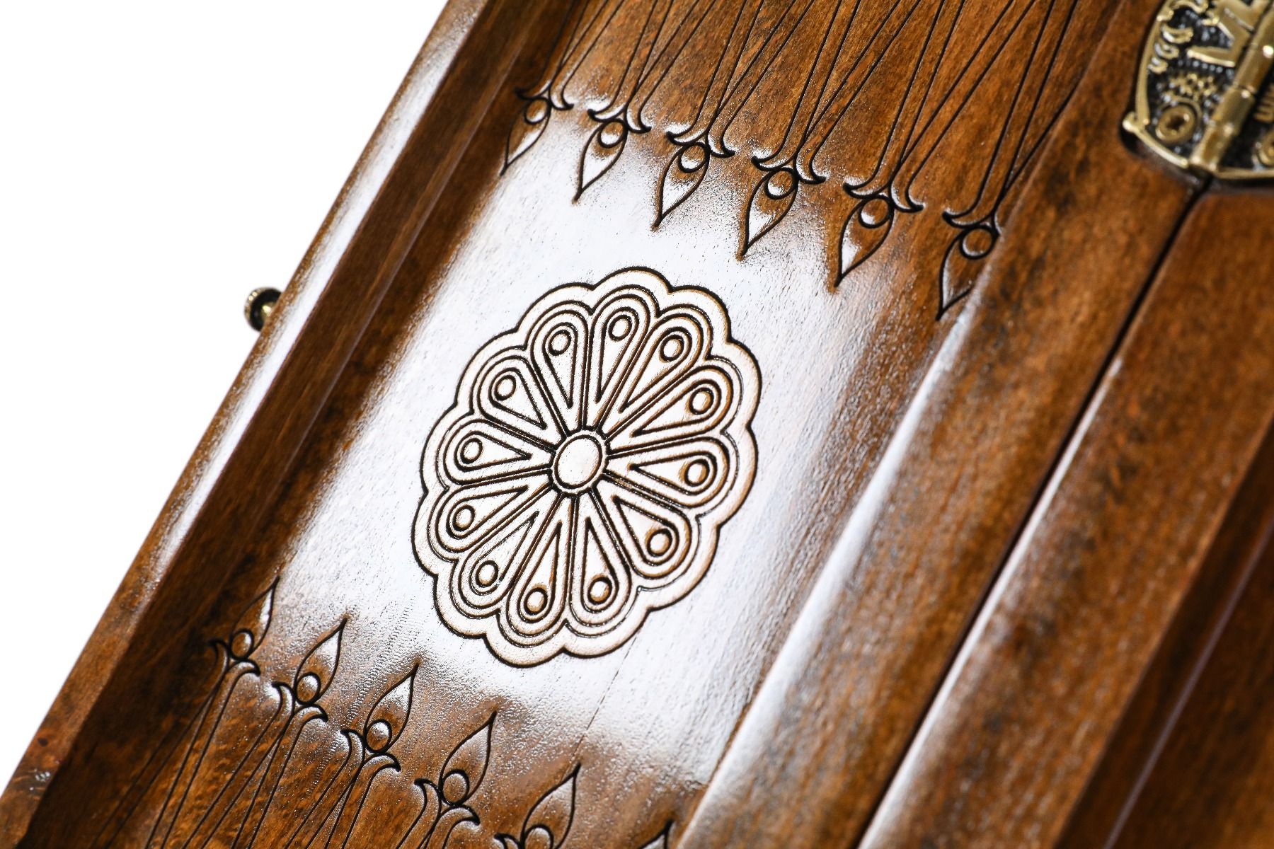 Wooden Classic Ornamental Backgammon Board 11.8" | 30 cm - Unumperfectus