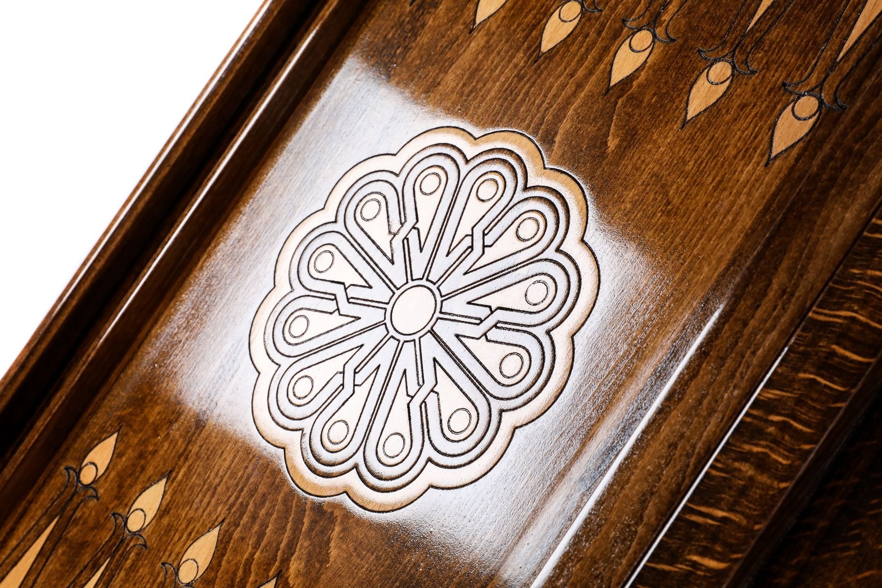 Eternity Carved Backgammon Board 23.6" | 60 cm - Unumperfectus
