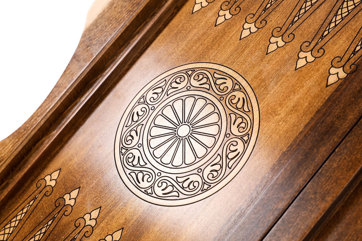 Backgammon Deer with copyrighted Mount Ararat outline