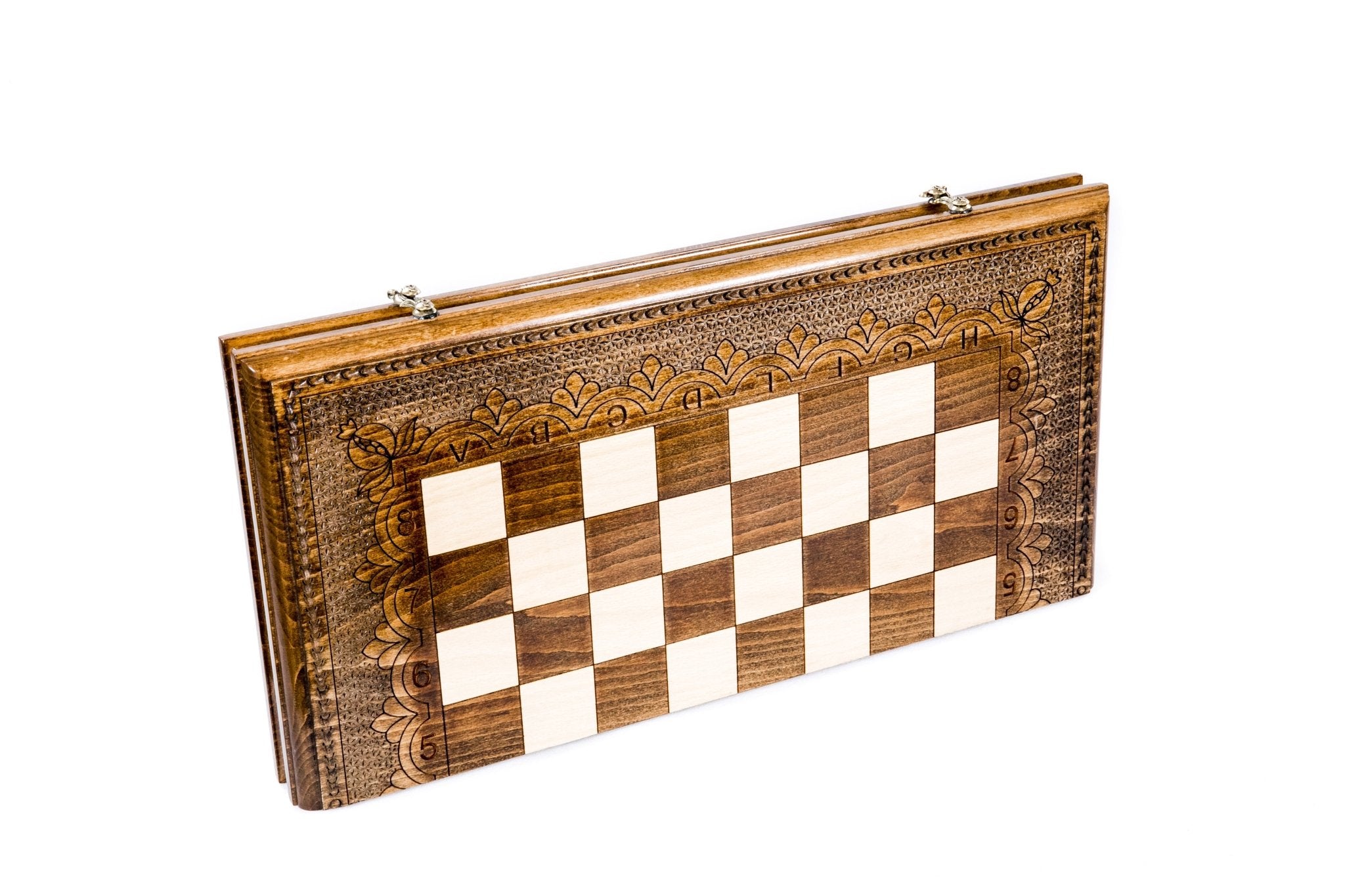 Classical Wooden Chess Set & Backgammon 50 cm | 19.7" - Unumperfectus