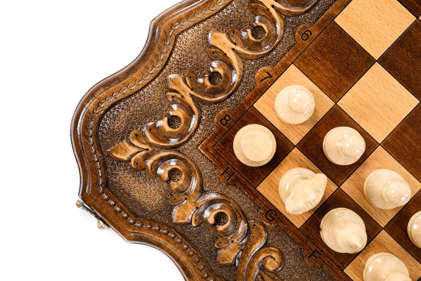Armenian Ornamental Chess Set & Backgammon Board 23.6" | 60 cm - Unumperfectus