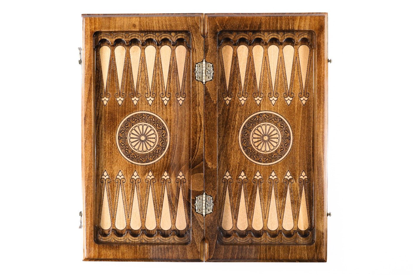 Wooden Chess Set & Backgammon Board Classic — 50 cm | 19.7" - Unumperfectus