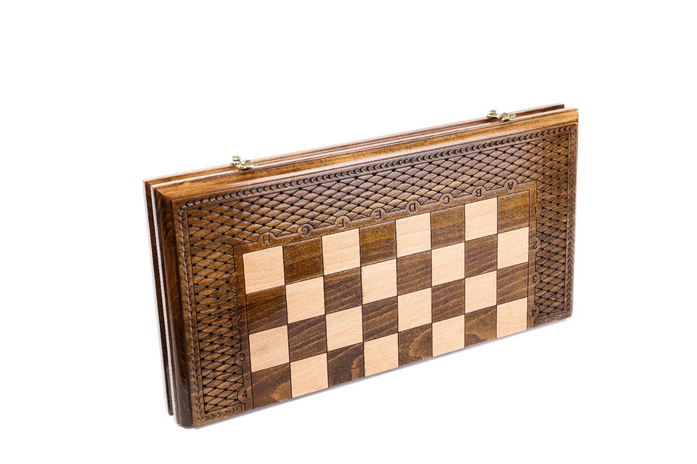 Wooden Chess Set & Backgammon Board Classic — 50 cm | 19.7" - Unumperfectus
