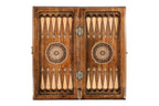Pomegranate Tree Heritage backgammon board - angled view