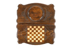 Eternity Symbol backgammon board - corner detail of the board
