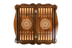 Eternity Symbol backgammon board - angled view