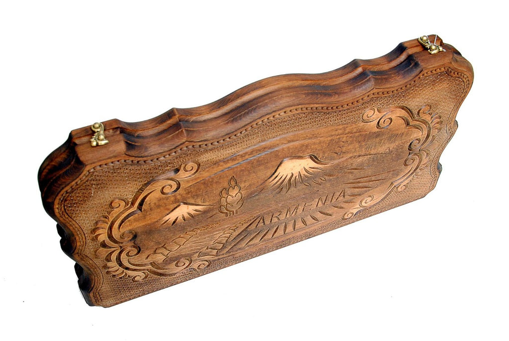 Armenian Wooden Backgammon Board Armenia Classic 23.6" / 60 cm