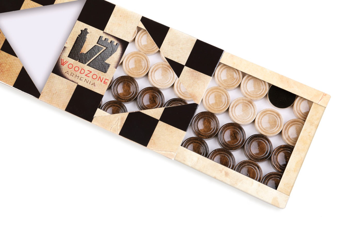 Armenian Wooden Backgammon Board Armenia Classic 23.6" / 60 cm