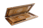 Classic Design backgammon board - closed cover detail
