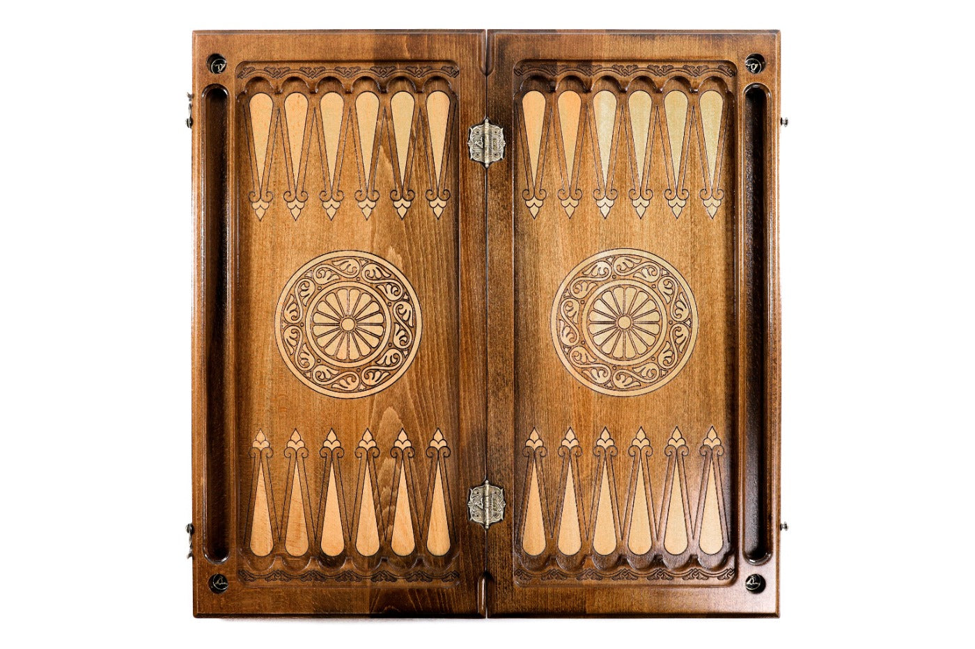 Backgammon Board - Handcrafted Classic Wooden Design - Unumperfectus