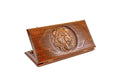 Luxury Lion Backgammon Set – Handcrafted Wooden Board with Lion Design - Unumperfectus