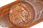Luxury Lion Backgammon Set – Handcrafted Wooden Board with Lion Design