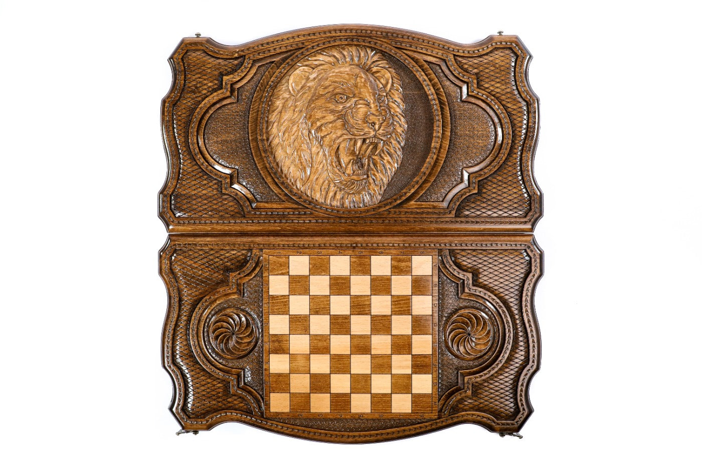 Backgammon Board - Majestic Lion - Unumperfectus