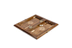 Premium luxury wooden chess board with traditional carpet inspired artwork