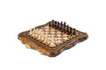 Luxury Armenian wooden chess set with Mount Ararat outline wooden chess board