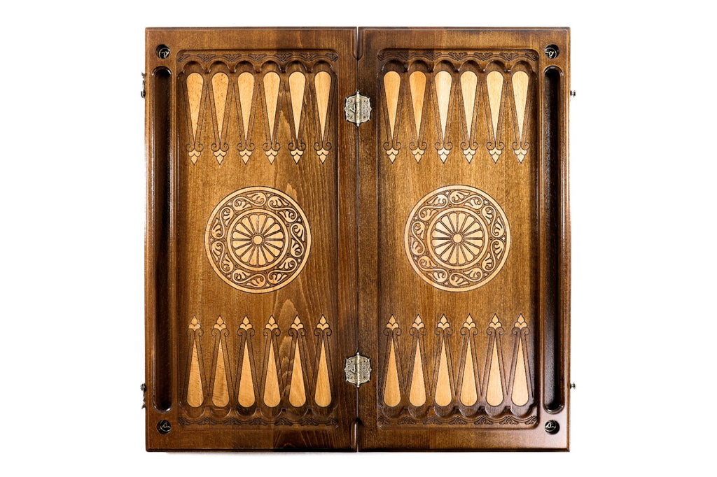 Backgammon Board - Pomegranate Wooden Design