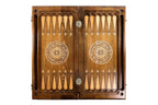 Pomegranate Design backgammon board - angled view