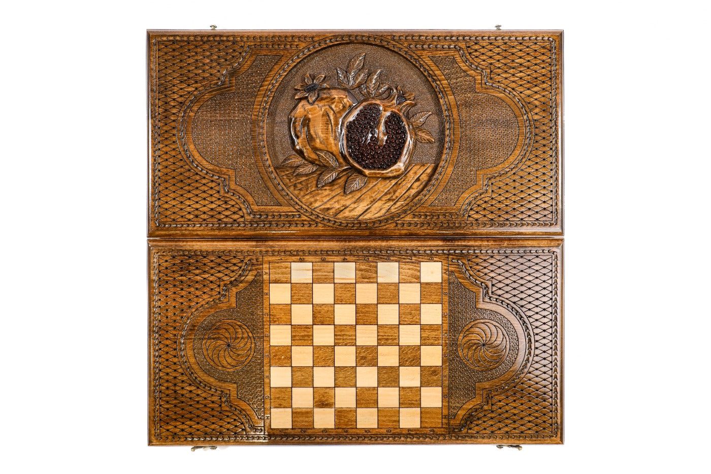 Backgammon Board - Pomegranate Wooden Design