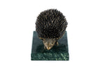 Bronze hedgehog sculpture by Hrachya Ohanyan — angle view