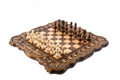 Large handmade Armenian chess and backgammon set with Mount Ararat design 23.6 inch